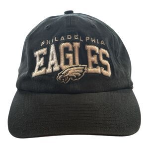 Vintage 2000’s Philadelphia Eagles CTS Flex Fit Hat L-XL Football NFL Black